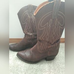 Mens Dan post 8863 81/2d woven leather boots